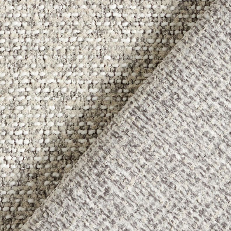Upholstery Fabric Colourful Weave – light taupe/grey,  image number 3
