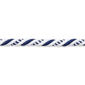Cord Nautical [8mm] – white/blue, 