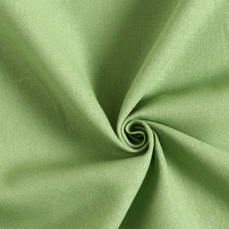 pure heavy linen Plain – green,  image number 1