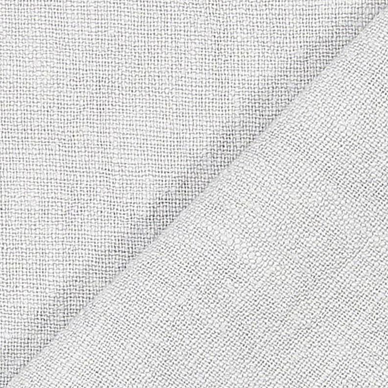 Linen fabric ramie mix stonewashed, heavy quality – light grey,  image number 3