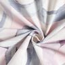 Decor Fabric Half Panama abstract rings – pastel mauve/blue,  thumbnail number 3