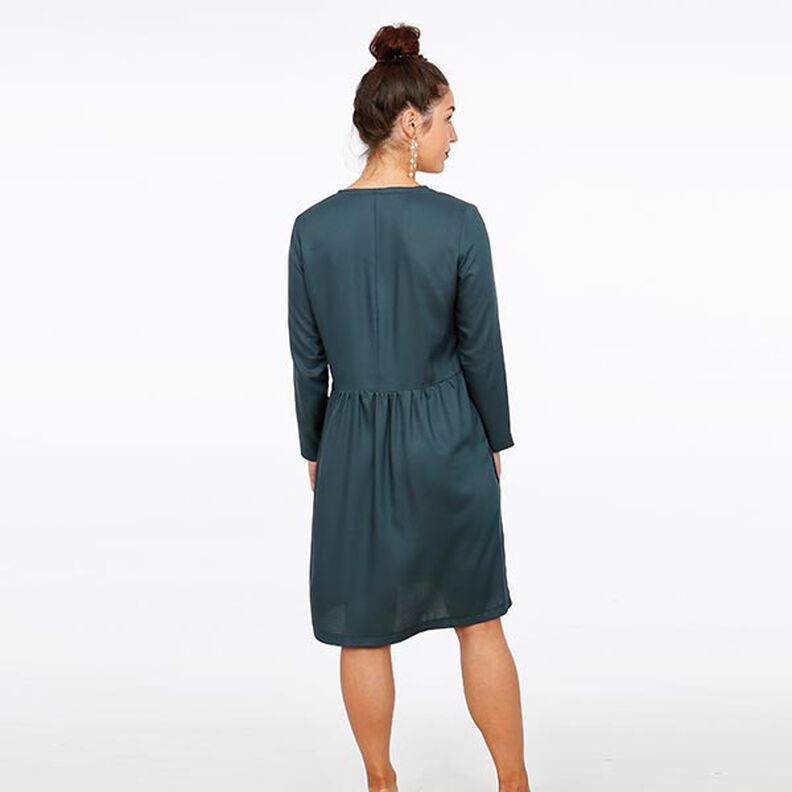 FRAU MARY - dress with a V-neckline and a ruffled skirt, Studio Schnittreif  | XS -  XXL,  image number 5