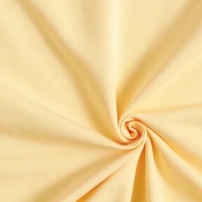 Light French Terry Plain – vanilla yellow, 