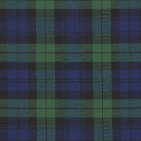 Stretch Tartan – navy/green, 