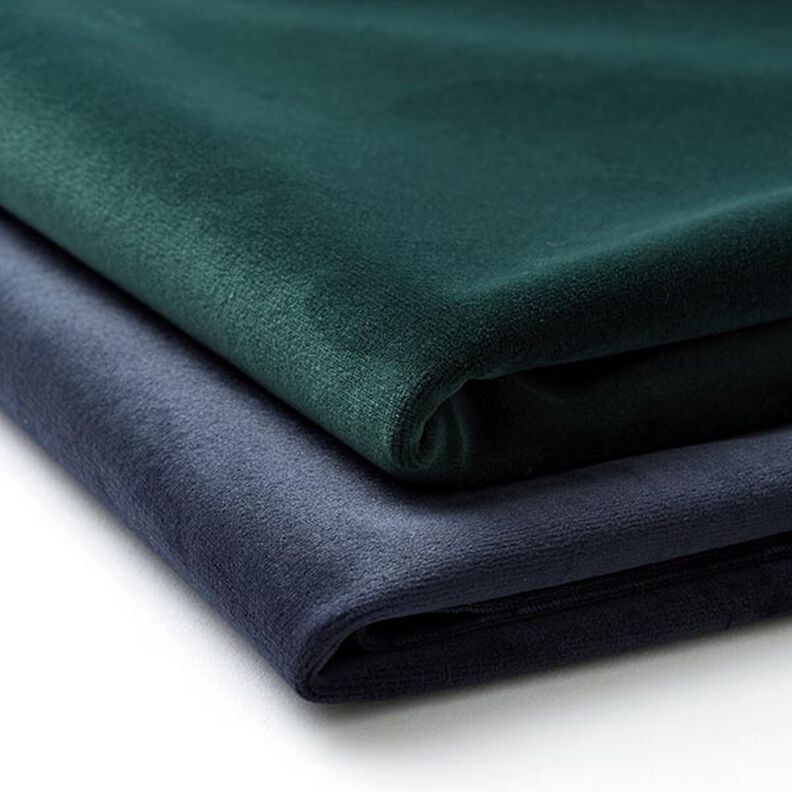 Upholstery Fabric Velvet – midnight blue,  image number 3