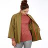 WOMAN SINA - kimono jacket with slanted pockets, Studio Schnittreif  | XS -  XXL,  thumbnail number 3