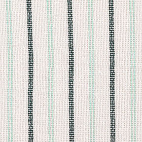 Grid structure vertical stripes cotton fabric – white/peppermint, 