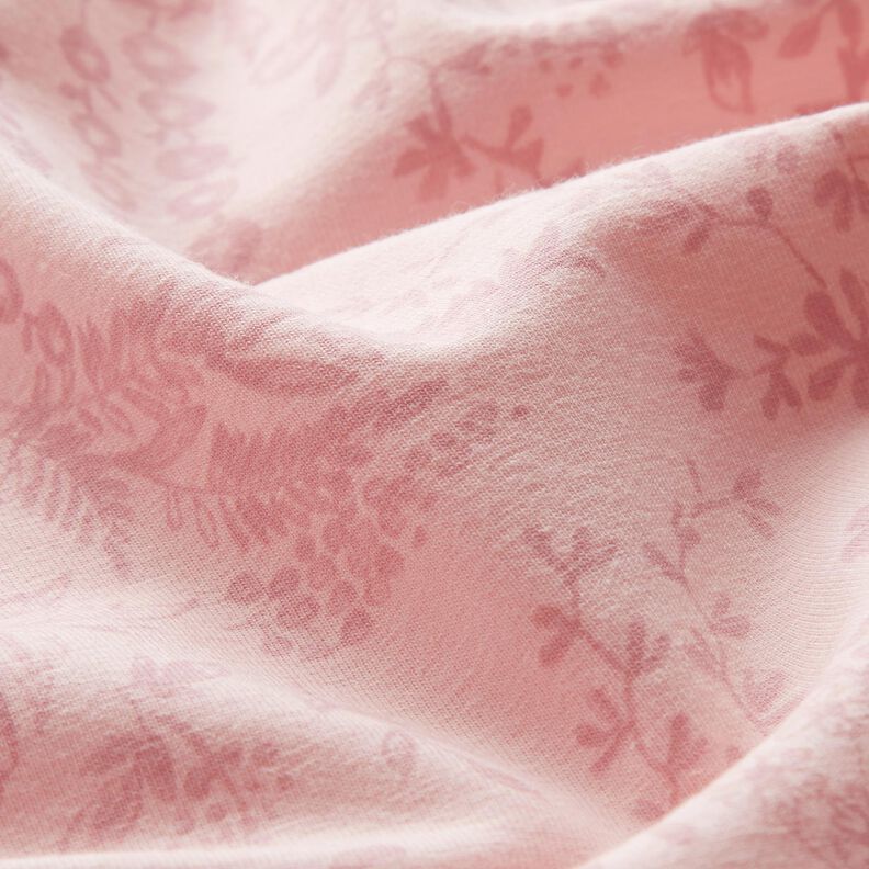 Delicate flowers cotton jersey – light pink/dusky pink,  image number 2