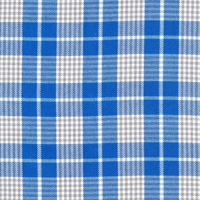 Viscose mix Prince of Wales check – blue, image number 1