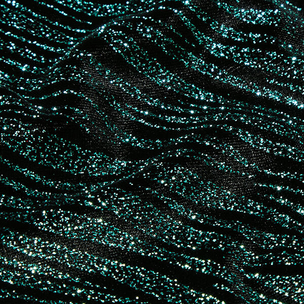 Zebra Stripes Glitter Velvet, image number 2