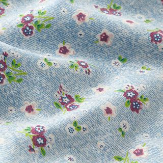Chambray scattered flowers – light blue, 