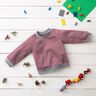 Alpine Fleece Comfy Sweatshirt Plain – dusky pink,  thumbnail number 8