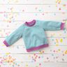 Light French Terry Plain – ice blue,  thumbnail number 11