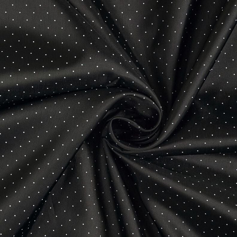 Lining Fabric Little Dots – black/white,  image number 1