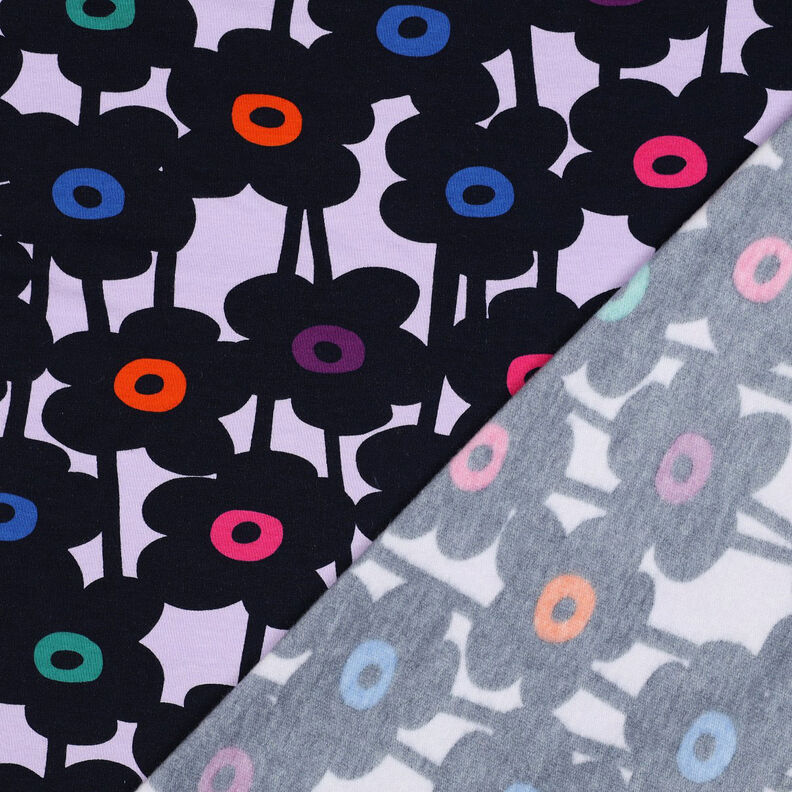 Soft Sweat Daisychain | Nerida Hansen – pastel mauve/midnight blue | Remnant 70cm,  image number 4