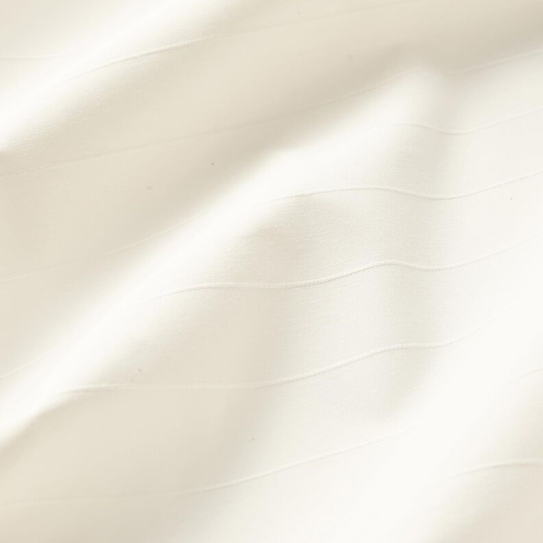 Striped viscose blend shirt fabric – white, image number 2