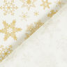 Cotton Poplin Snow Crystals – offwhite/gold,  thumbnail number 4
