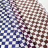 GOTS Cotton Poplin chessboard pattern gradient | TCC x LOOKS by Wolfgang Joop – indigo/burgundy,  thumbnail number 7