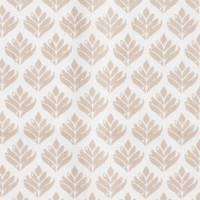 Coated Cotton Abstract Fans – white/cashew, 