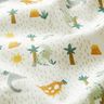 Cotton Cretonne Dinosaurs and palms – offwhite/pale mint,  thumbnail number 2