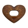 Bag Closure Heart  – bronze,  thumbnail number 3