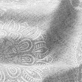 Decor Fabric Canvas Mandala Circles – grey, 