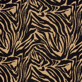 Viscose Jersey Zebra print – mocca/black, 