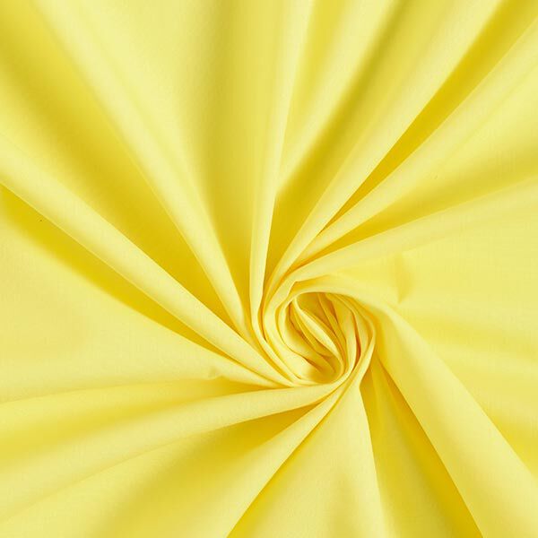 Easy-Care Polyester Cotton Blend – lemon yellow,  image number 1