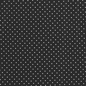 Coated Cotton Little Dots – black, 