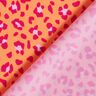 Swimsuit fabric leopard print – peach orange/intense pink,  thumbnail number 4