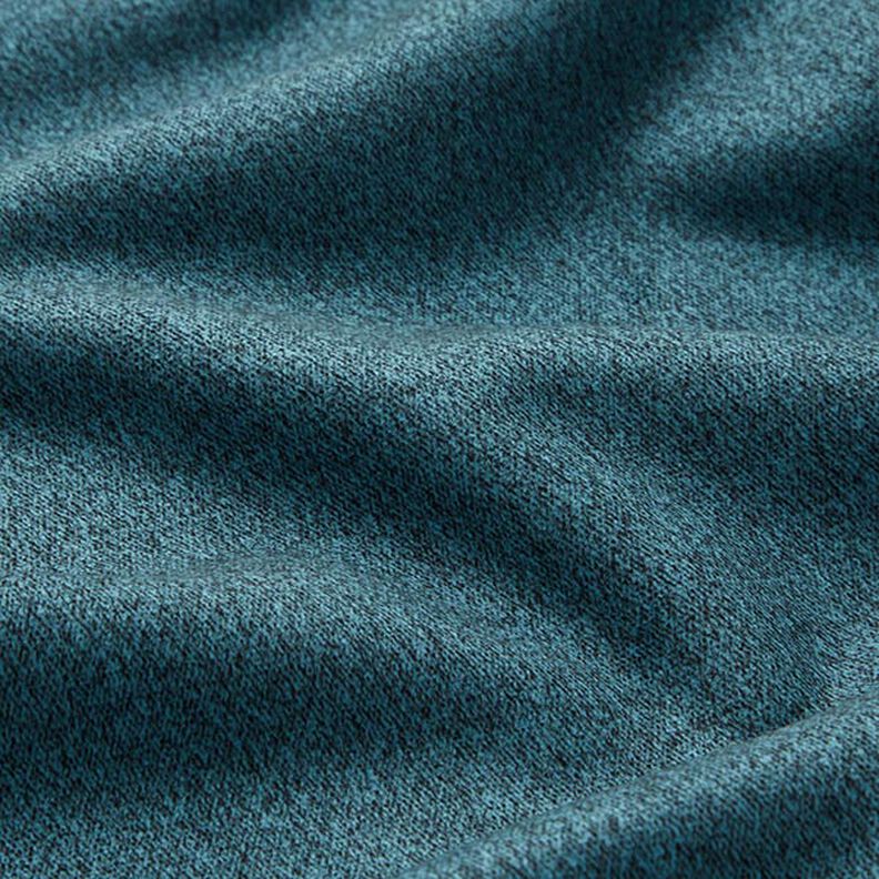 Soft Mottled Upholstery Fabric – petrol,  image number 3