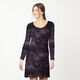 Leopard Print Burnout Crushed Velvet – lilac,  thumbnail number 5