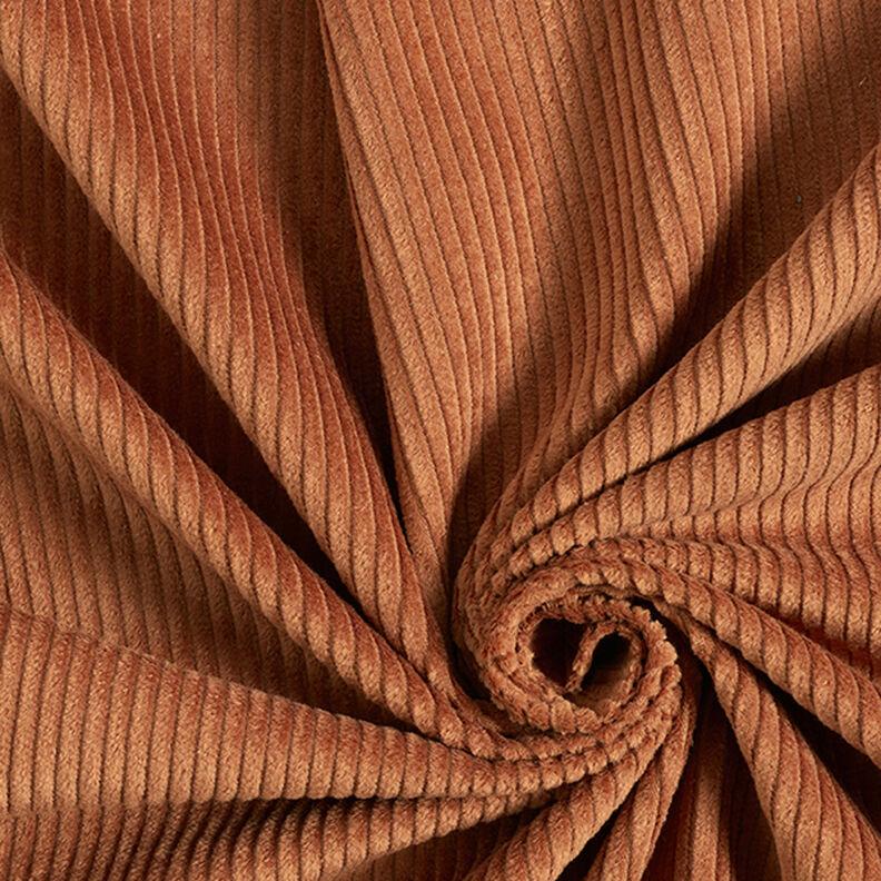 Chunky Corduroy pre-washed Plain – caramel,  image number 1