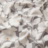 Decor Fabric Half Panama large flowers – grey,  thumbnail number 2