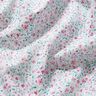 Cotton Poplin delicate flowers – peppermint/pastel violet,  thumbnail number 2