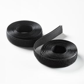 Velcro tape set [2 x 2m | 20 mm] – black, 