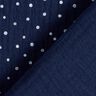 Double Gauze/Muslin Polka Dots – navy blue/white,  thumbnail number 4