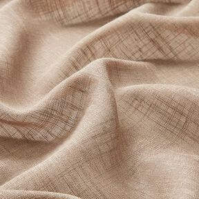 Curtain Fabric Voile Linen Look 300 cm – dune, 