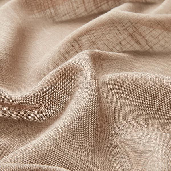 Curtain Fabric Voile Linen Look 300 cm – dune,  image number 2