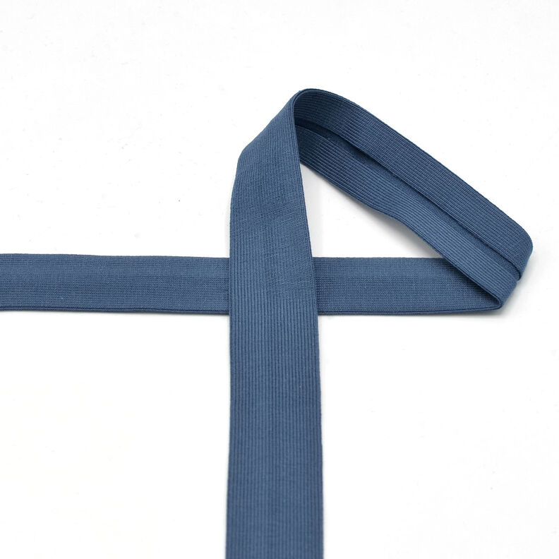 Bias binding Cotton Jersey [20 mm] – denim blue,  image number 2