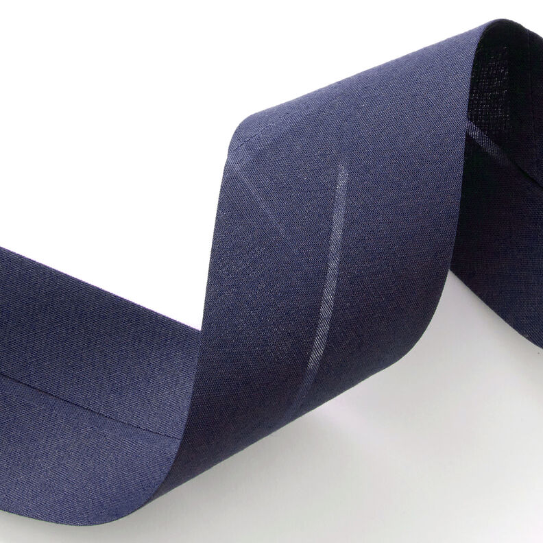 Bias binding Polycotton [50 mm] – navy blue,  image number 2