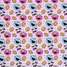 Cotton Poplin Licensed Fabric Cookie Monster and Elmo | Sesame Workshop – offwhite/pink,  thumbnail number 1