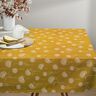 Decor Fabric Half Panama dandelions – natural/curry yellow,  thumbnail number 10