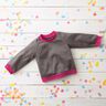 Cuffing Fabric Plain – intense pink,  thumbnail number 4