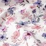 GOTS Cotton Jersey Watercolour flowers Digital Print – offwhite/pastel violet,  thumbnail number 2