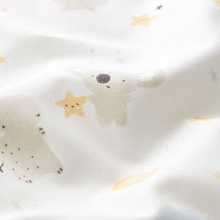 Cotton Poplin The gift of a star – offwhite, 