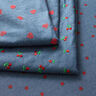 Chambray embroidered cherries – denim blue,  thumbnail number 6