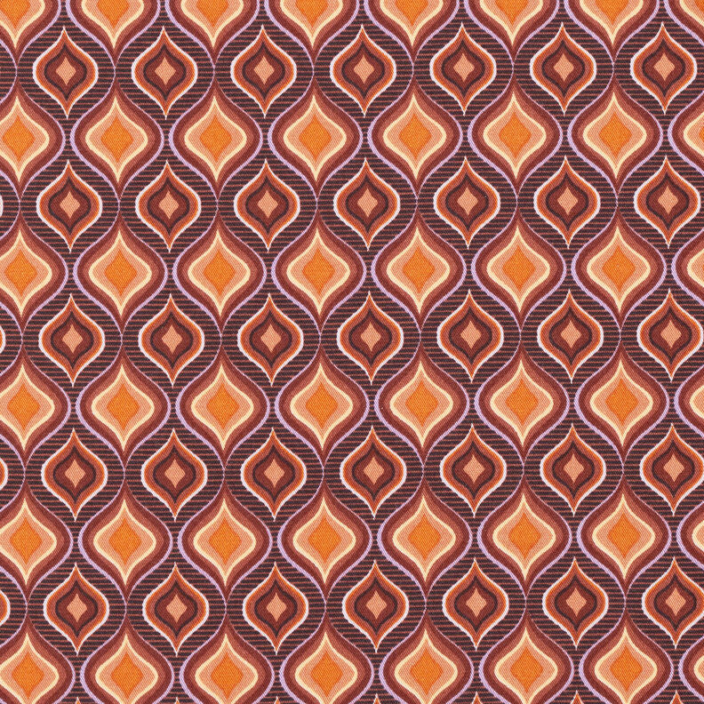 Punto Milano retro pattern – terracotta,  image number 1