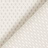 Decor Fabric Jacquard Small Diamonds – dark beige,  thumbnail number 3