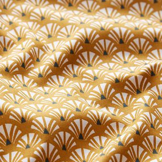 Cotton Cretonne Arches – mustard, 